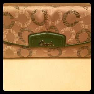 Coach optic dotted Ashley wallet